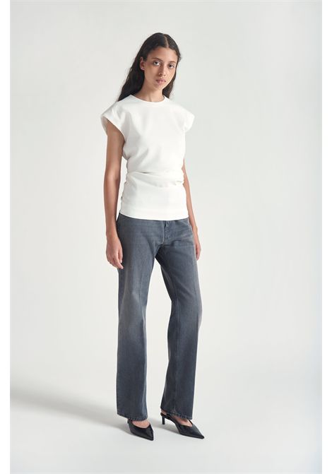 Grifoni Top Tamaya con Arriccio Off White Donna GRIFONI | Top & T-shirt | G1AC008201G