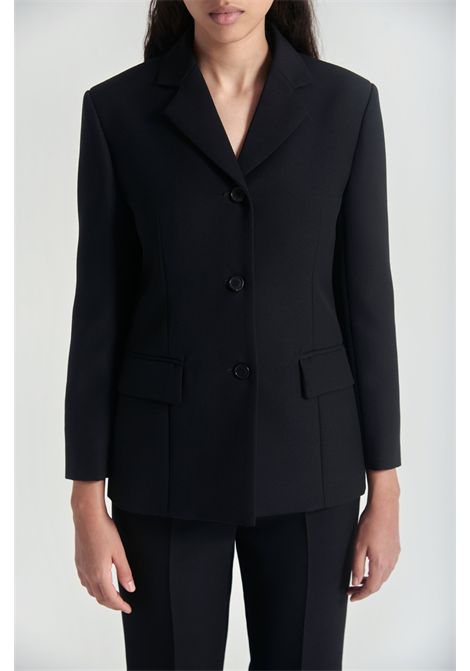 Grifoni Giacca Gine in Misto Lana Nero Donna GRIFONI | GIACCHE | G1AC011099