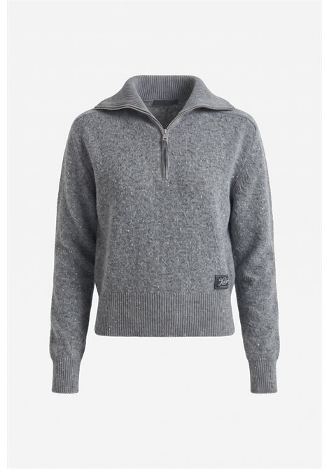 Grifoni Dolcevita Camionneur Madison in Lana Grigio Chiaro Donna GRIFONI | Dolcevita | G3AC000395G