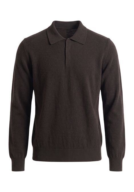 Grifoni Polo Ming in Lana Moro Uomo GRIFONI | MAGLIERIA | G9AC000869G