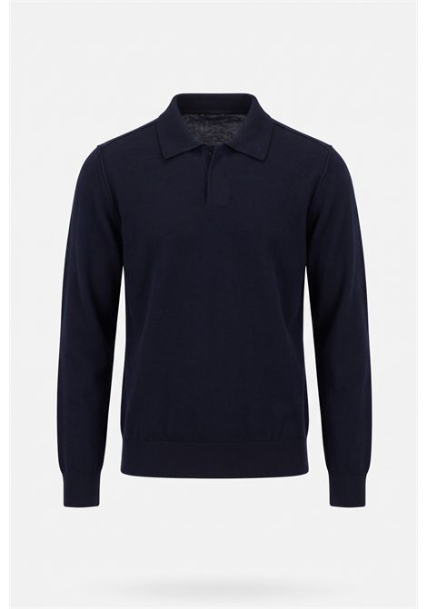 Grifoni Polo Ming in Lana Moro Uomo GRIFONI | MAGLIERIA | G9AC000889G