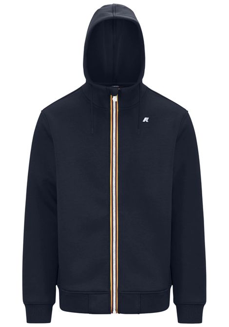 K-Way Felpa con Cappuccio Rainer Spacer Uomo Blu Scuro K-WAY | Giubbini | K2141DWK89