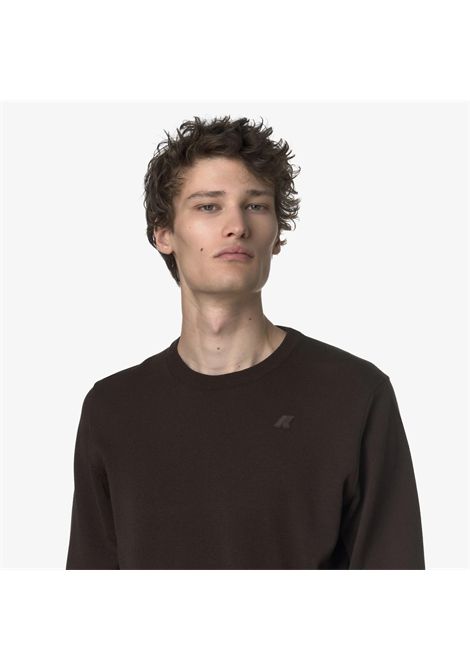 K-Way Men's Sebastien Merino Crewneck Sweater Black Coffee K-WAY |  | K2142EW260