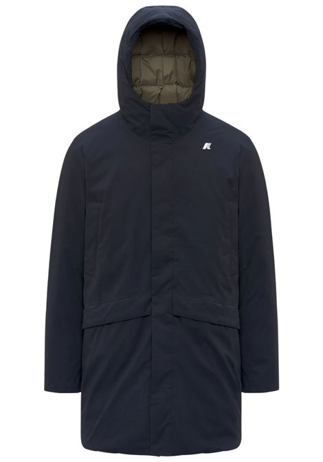 K-Way Men's Jarno St Thermo 3/4 Jacket Blue Depth Green Army K-WAY |  | K4131KWD0C