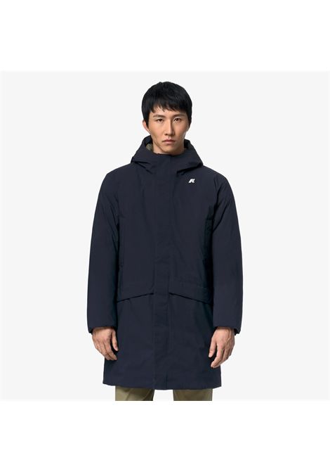 K-Way Men's Jarno St Thermo 3/4 Jacket Blue Depth Green Army K-WAY |  | K4131KWD0C