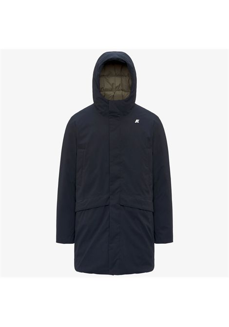 K-Way Men's Jarno St Thermo 3/4 Jacket Blue Depth Green Army K-WAY |  | K4131KWD0C
