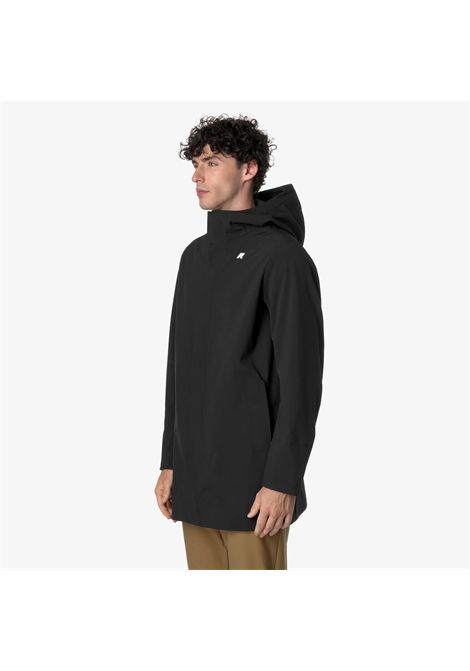 K-Way Giacca Media Marlyn Bonded Uomo Nero 3 Strati Impermeabile K-WAY | Giubbini | K7126UWA3C