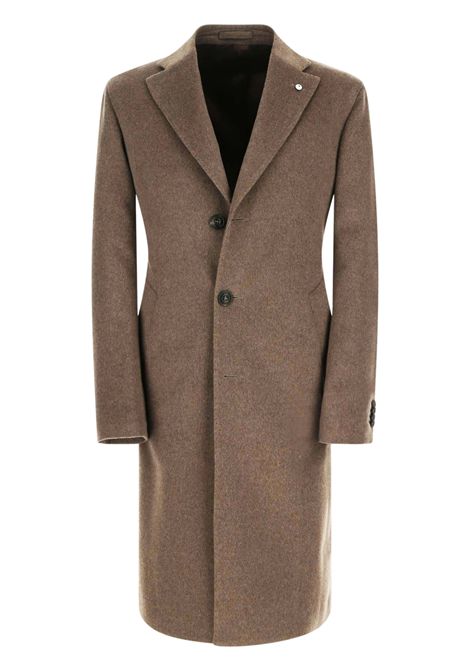L.B.M. 1911 Unstructured Wool and Cashmere Coat in Brown Men's L.B.M. |  | 67507/27479