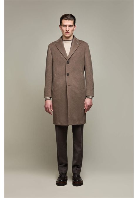 L.B.M. 1911 Unstructured Wool and Cashmere Coat in Brown Men's L.B.M. |  | 67507/27479