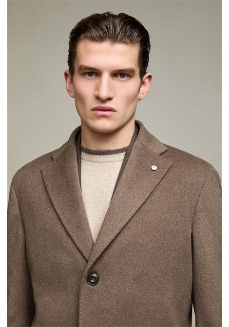 L.B.M. 1911 Unstructured Wool and Cashmere Coat in Brown Men's L.B.M. |  | 67507/27479