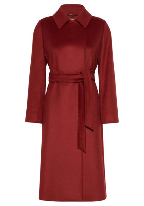Max Mara Studio Women's BCOLLAG Ruby Red Pure Wool Double-Breasted Coat Max Mara Studio |  | 2626016061600018