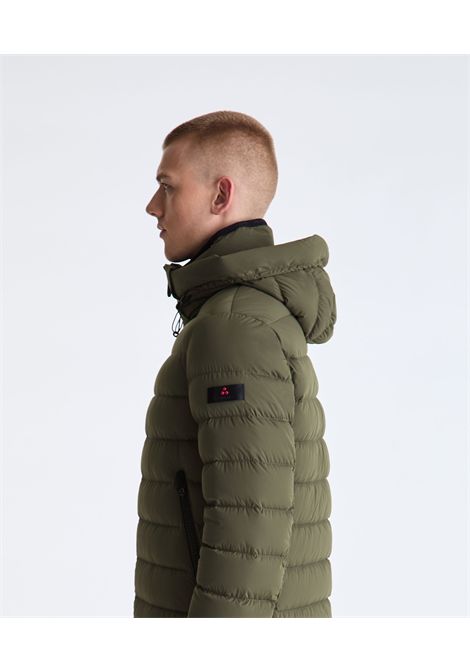 Peuterey Piumino Corto Boggs NS 04 Verde Edera in Tela Stretch Uomo PEUTEREY | Giubbini | PEU5582689