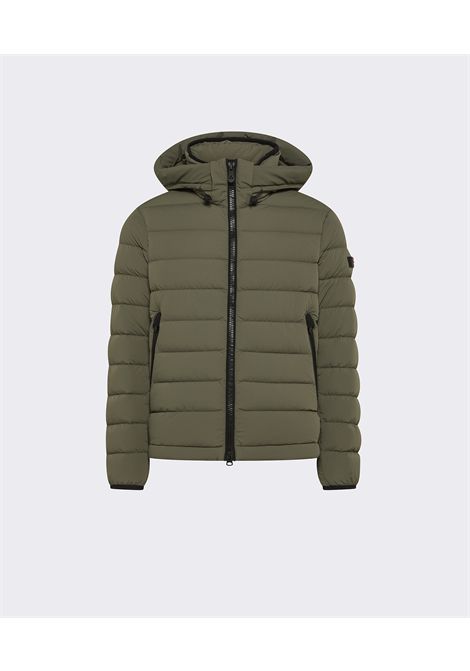 Peuterey Piumino Corto Boggs NS 04 Verde Edera in Tela Stretch Uomo PEUTEREY | Giubbini | PEU5582689