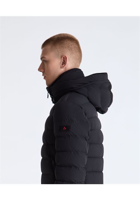 Peuterey Piumino Corto Boggs NS 04 Nero in Tela Stretch Uomo PEUTEREY | Giubbini | PEU5582NER