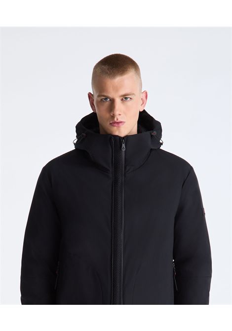 Peuterey Overcoat Urbano Metide SRTR GRS 02 in Poliestere Riciclato Uomo PEUTEREY | Parka | PEU5996NER