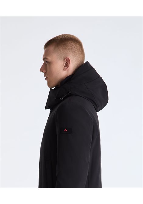 Peuterey Cappotto Tecnico Kruger TJ GRS 02 Nero in Poliestere Riciclato Uomo PEUTEREY | Parka | PEU5998NER