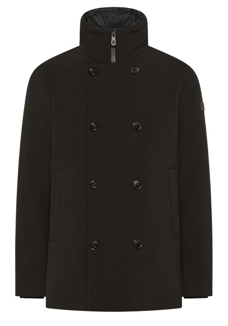 Peuterey Giacca Doppiopetto Militao TJ GRS 02 Nero in Poliestere Riciclato Uomo PEUTEREY | Giubbini | PEU5999NER