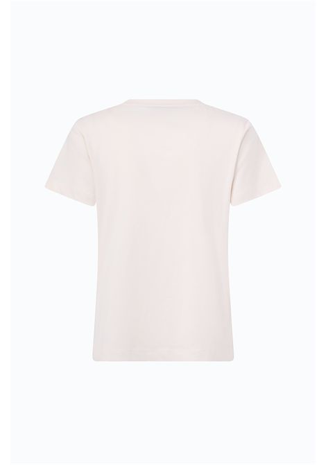 Pinko Love Birds Jewel Logo T-Shirt in Beige Cotton Jersey Women's PINKO |  | 100535-A3JPC21