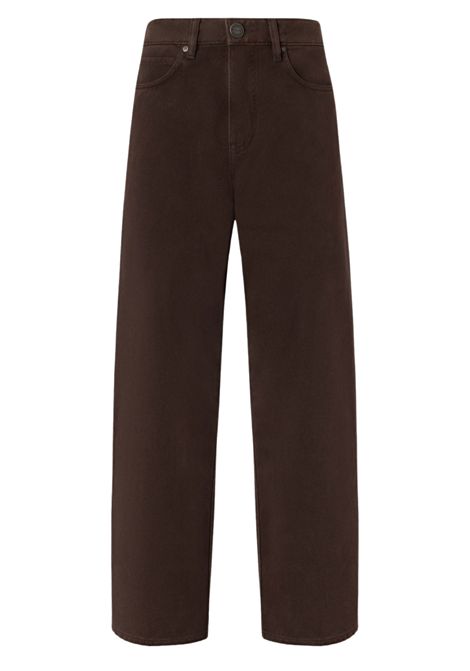 Pinko Pantaloni Estelle Egg Barrel Fit in Bull Denim Marrone Donna PINKO | Jeans | 103857-A3KUL72