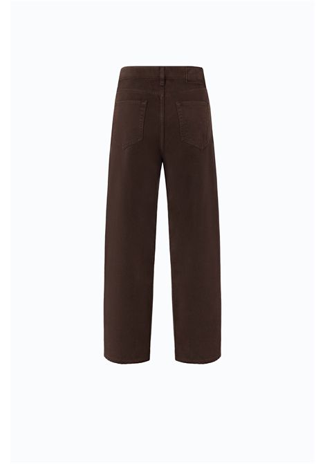Pinko Pantaloni Estelle Egg Barrel Fit in Bull Denim Marrone Donna PINKO | Jeans | 103857-A3KUL72