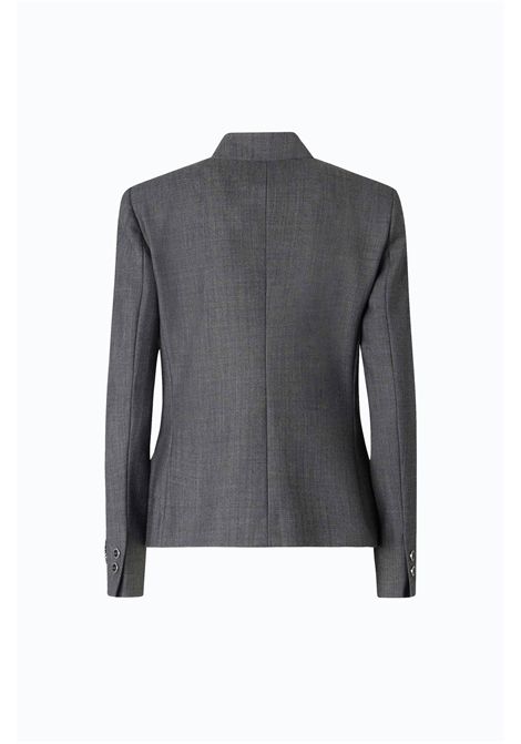 Pinko Kebab Slim-Fit Tailored Jacket in Dark Grey Wool Blend Women's PINKO |  | 105626-A3IFI76