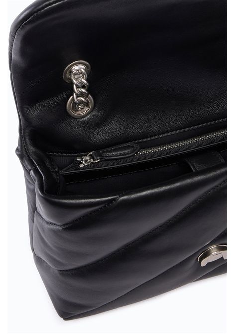 Pinko Love Bag Puff Maxi Quilt New Buckle Medium Crossbody Bag in Black Nappa Women's PINKO |  | 107616-A0F2Z99O