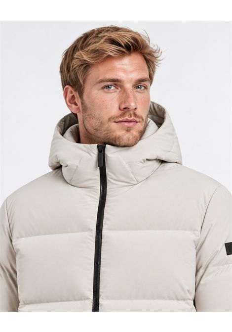 RRD Piumino Superrduck! Tubic 14 Hood Zip Jkt Uomo White Sand RRD | GIACCHE | W2602785