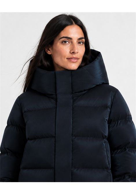 RRD Women's Superrduck! Tubic 14 Hood Wom Jkt Blue Black Cropped Down Jacket RRD |  | W2654460