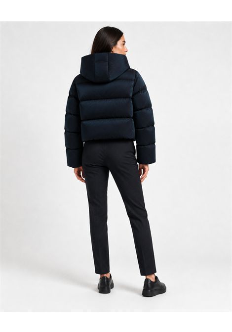 RRD Women's Superrduck! Tubic 14 Hood Wom Jkt Blue Black Cropped Down Jacket RRD |  | W2654460