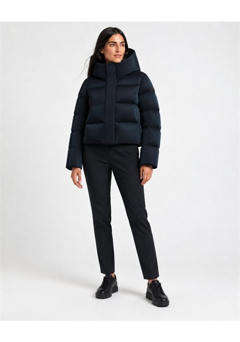 RRD Women's Superrduck! Tubic 14 Hood Wom Jkt Blue Black Cropped Down Jacket RRD |  | W2654460