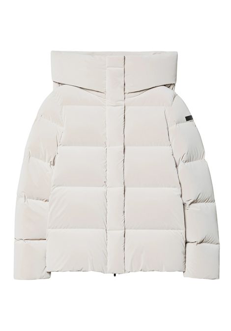 RRD Women's Superrduck! Tubic 14 Hood Wom Jkt White Sand Cropped Down Jacket RRD |  | W2654485