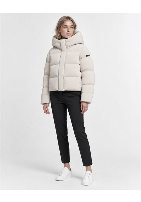 RRD Women's Superrduck! Tubic 14 Hood Wom Jkt White Sand Cropped Down Jacket RRD |  | W2654485