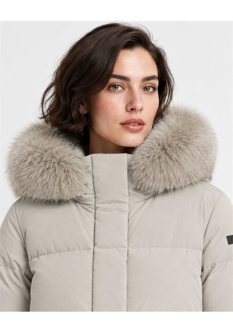 RRD Women's Fly Tubic 18 Hood Fur Wom Jkt White Sand Down Jacket RRD |  | W26583F85
