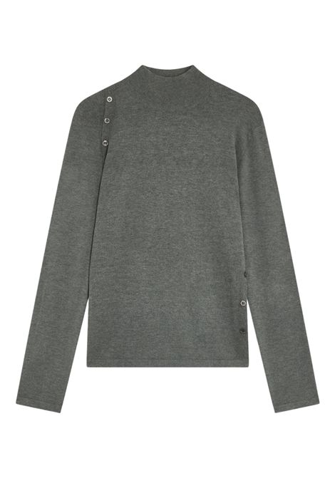 Semicouture Maglia Rhianna in Viscosa Antracite Donna SEMICOUTURE | MAGLIERIA | S6WC42Y51-1