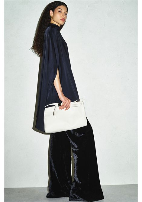 Semicouture Pantalone Chelle in Velluto Nero Donna SEMICOUTURE | Pantaloni | S6WR18Y69-0