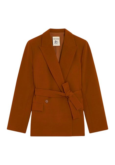 Semicouture Giacca Allison in Fresco Lana Canyon Donna SEMICOUTURE | GIACCHE | Y6WI10V13-0