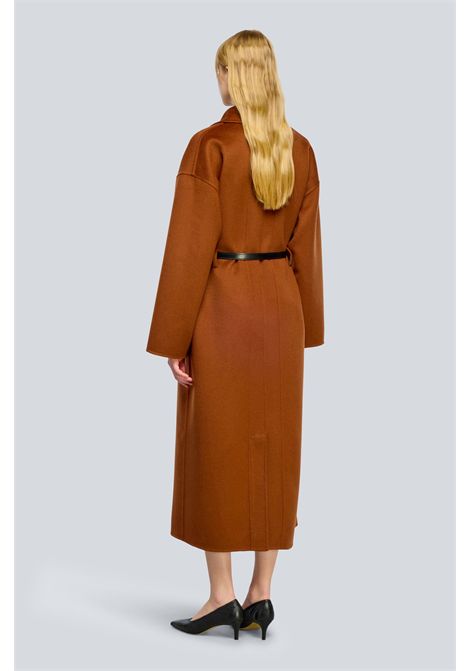 Semicouture Cappotto Isolde in Panno Doppio Canyon Donna SEMICOUTURE | CAPPOTTI | Y6WV08V13-0