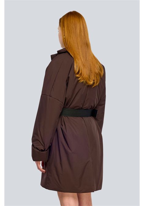 Semicouture Piumino Fay Over Moka Donna SEMICOUTURE | Piumini | Y6WW07W40-2
