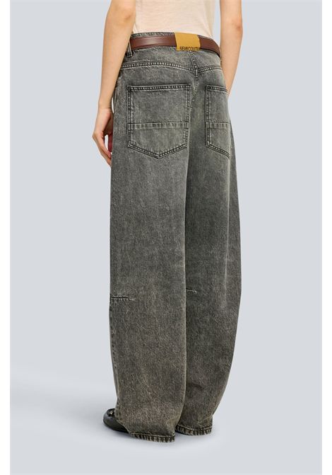 Semicouture Jeans Bea Boyfriend in Denim Rinse Donna SEMICOUTURE | Jeans | Y6WY03JNS21