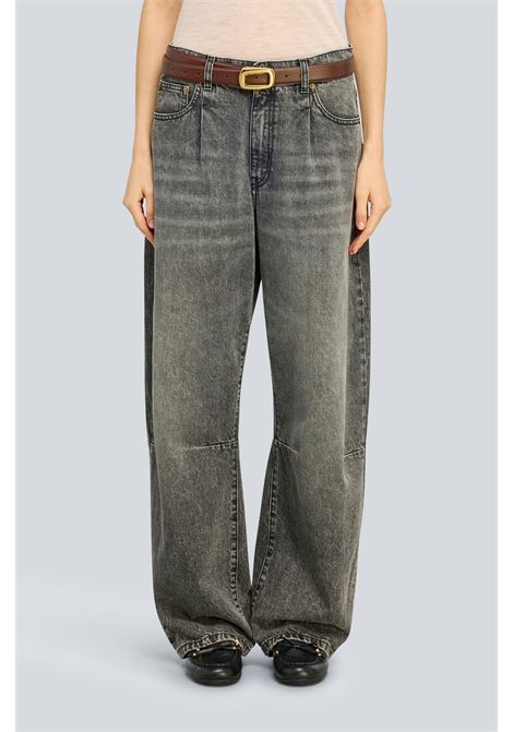 Semicouture Jeans Bea Boyfriend in Denim Rinse Donna SEMICOUTURE | Jeans | Y6WY03JNS21
