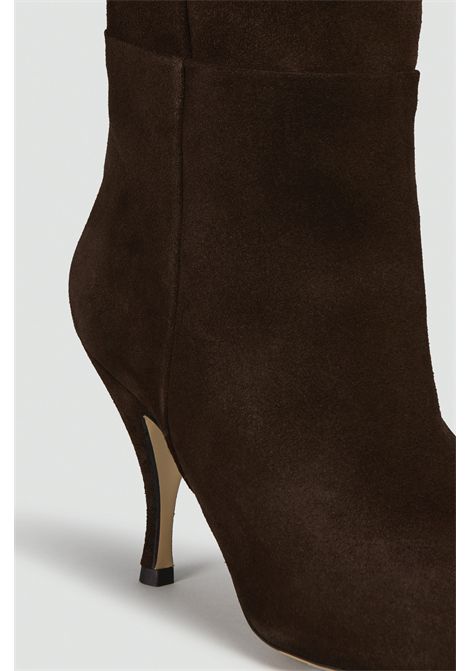Semicouture Lucinda Boot in Suede Moka Women's SEMICOUTURE |  | Y6WZ25W40-2