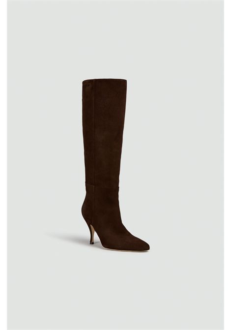 Semicouture Lucinda Boot in Suede Moka Women's SEMICOUTURE |  | Y6WZ25W40-2