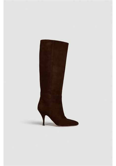 Semicouture Lucinda Boot in Suede Moka Women's SEMICOUTURE |  | Y6WZ25W40-2