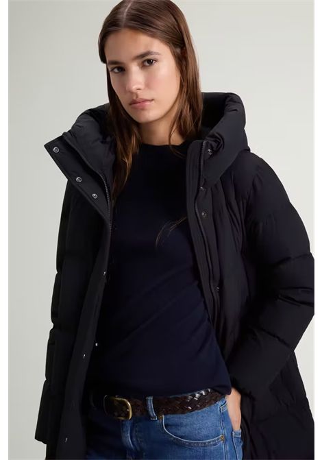 Woolrich Women's Madison Long Coat Matt Stretch Nylon Quilted Down Parka WOOLRICH |  | CFWWOU2229FRUT3107100