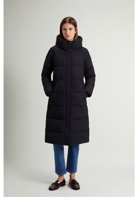 Woolrich Women's Madison Long Coat Matt Stretch Nylon Quilted Down Parka WOOLRICH |  | CFWWOU2229FRUT3107100