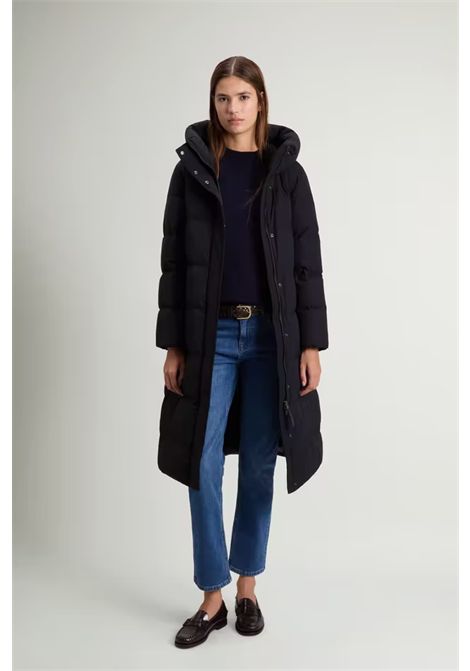 Woolrich Women's Madison Long Coat Matt Stretch Nylon Quilted Down Parka WOOLRICH |  | CFWWOU2229FRUT3107100