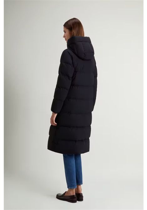 Woolrich Women's Madison Long Coat Matt Stretch Nylon Quilted Down Parka WOOLRICH |  | CFWWOU2229FRUT3107100