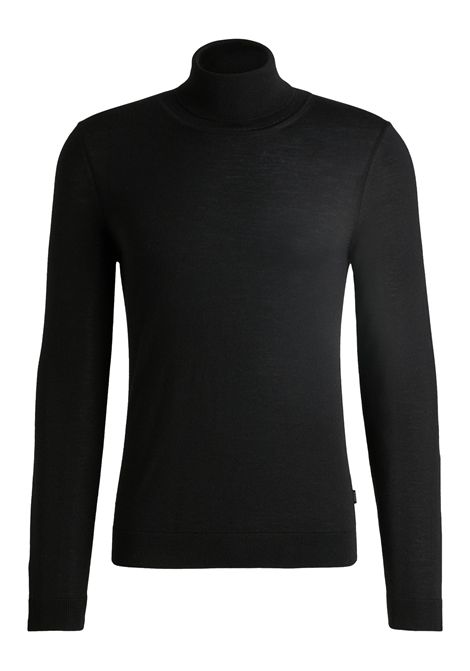 Maglione slim fit a collo alto in lana vergine BOSS | Maglieria | 50468262001
