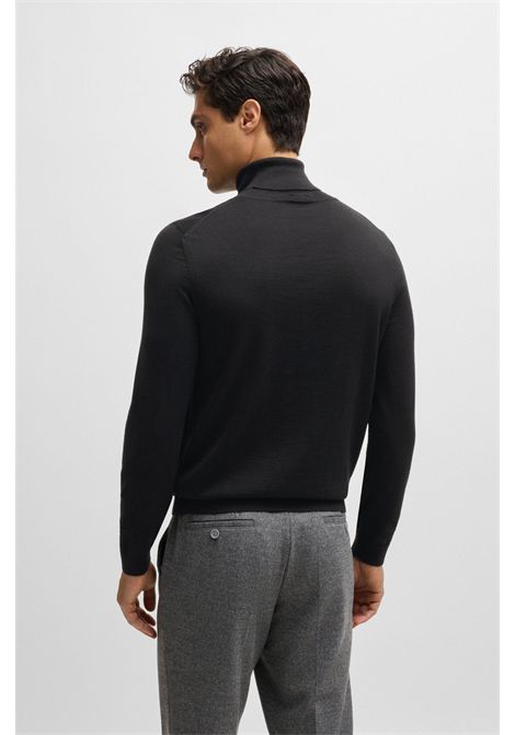 Maglione slim fit a collo alto in lana vergine BOSS | Maglieria | 50468262001