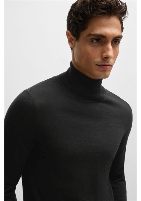 Maglione slim fit a collo alto in lana vergine BOSS | Maglieria | 50468262001
